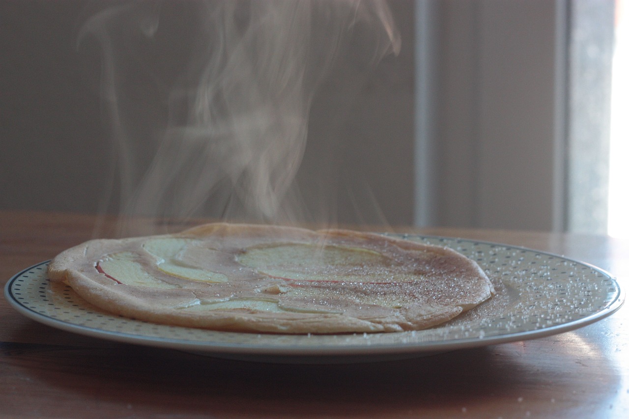 Steamy hot: Capture the steam rising from a hot dish