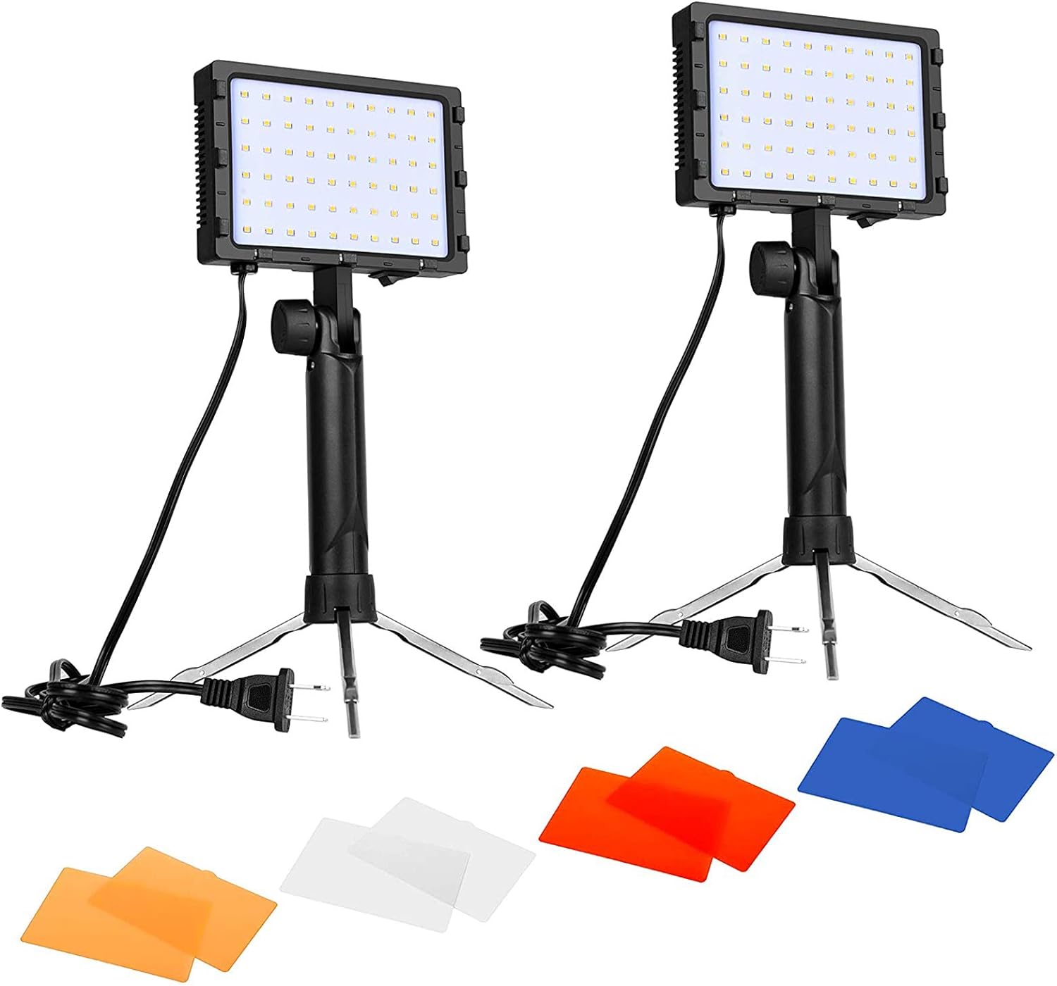Tabletop Fluorescent 2-Light Product Photography Kit