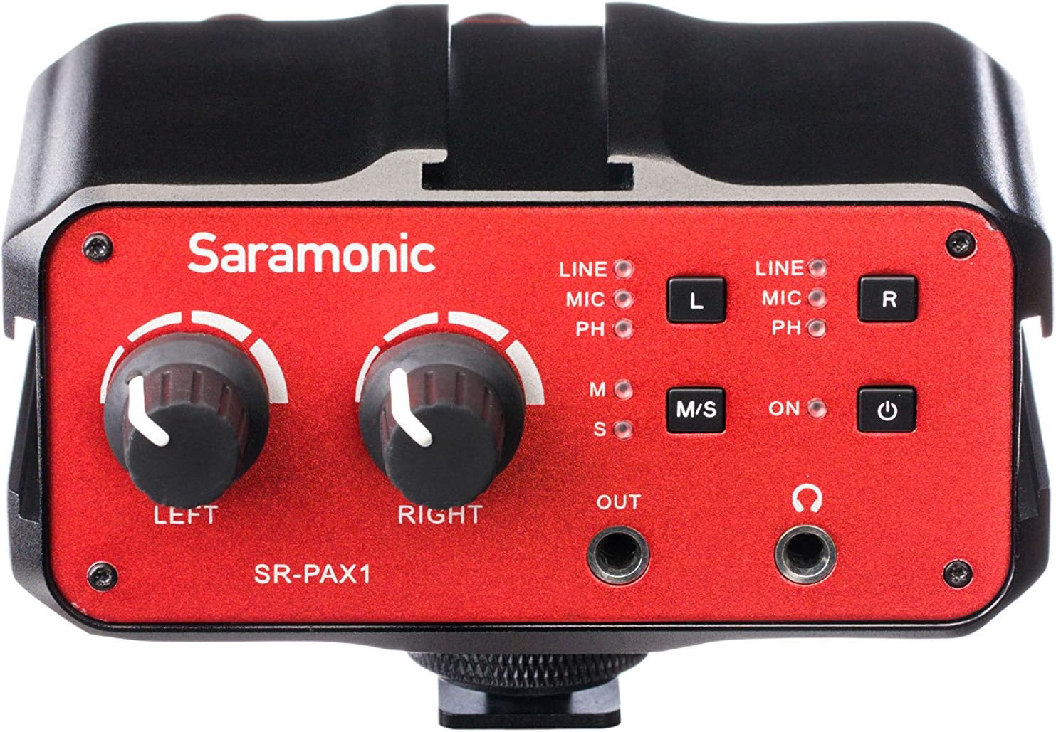 Saramonic cold shoe 2 Channel 3.5mm Audio Adapter