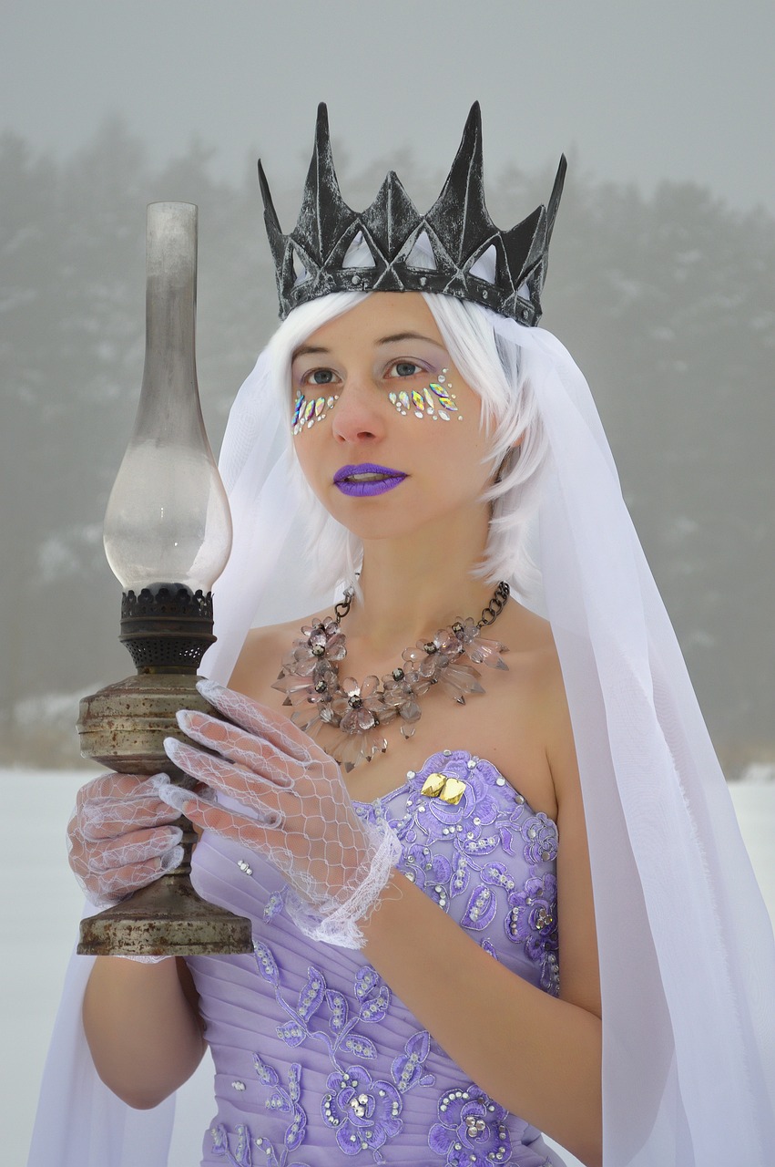 Ice and Snow Magic Fantasy Photo Shoot