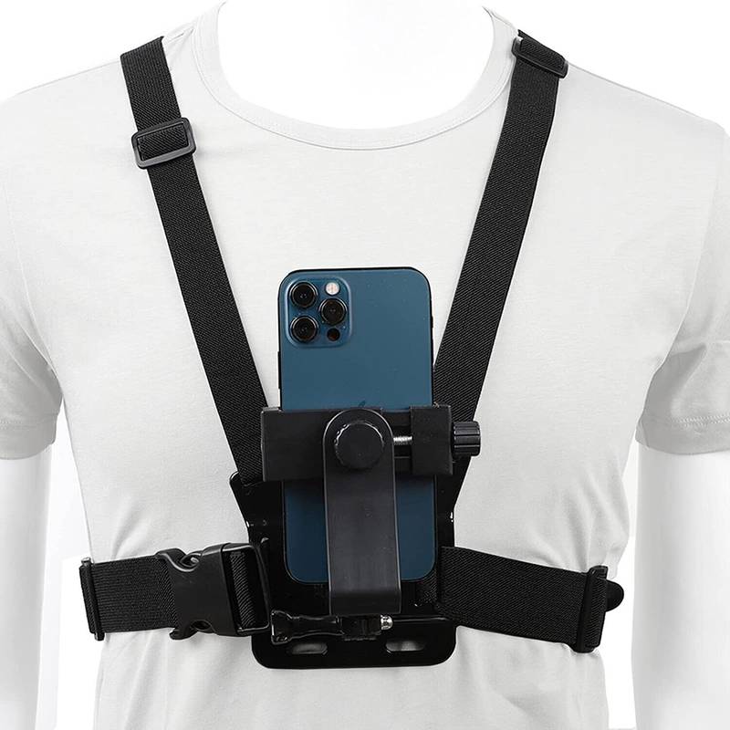 Mobile Phone Chest Mount Harness Strap