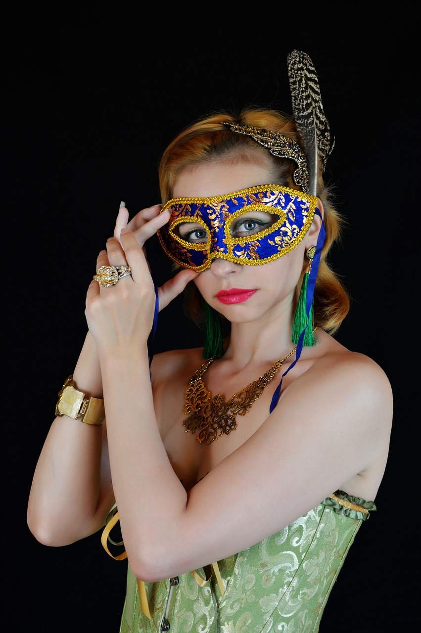 Masquerade Magic: Mysterious Masked Ball Photoshoot