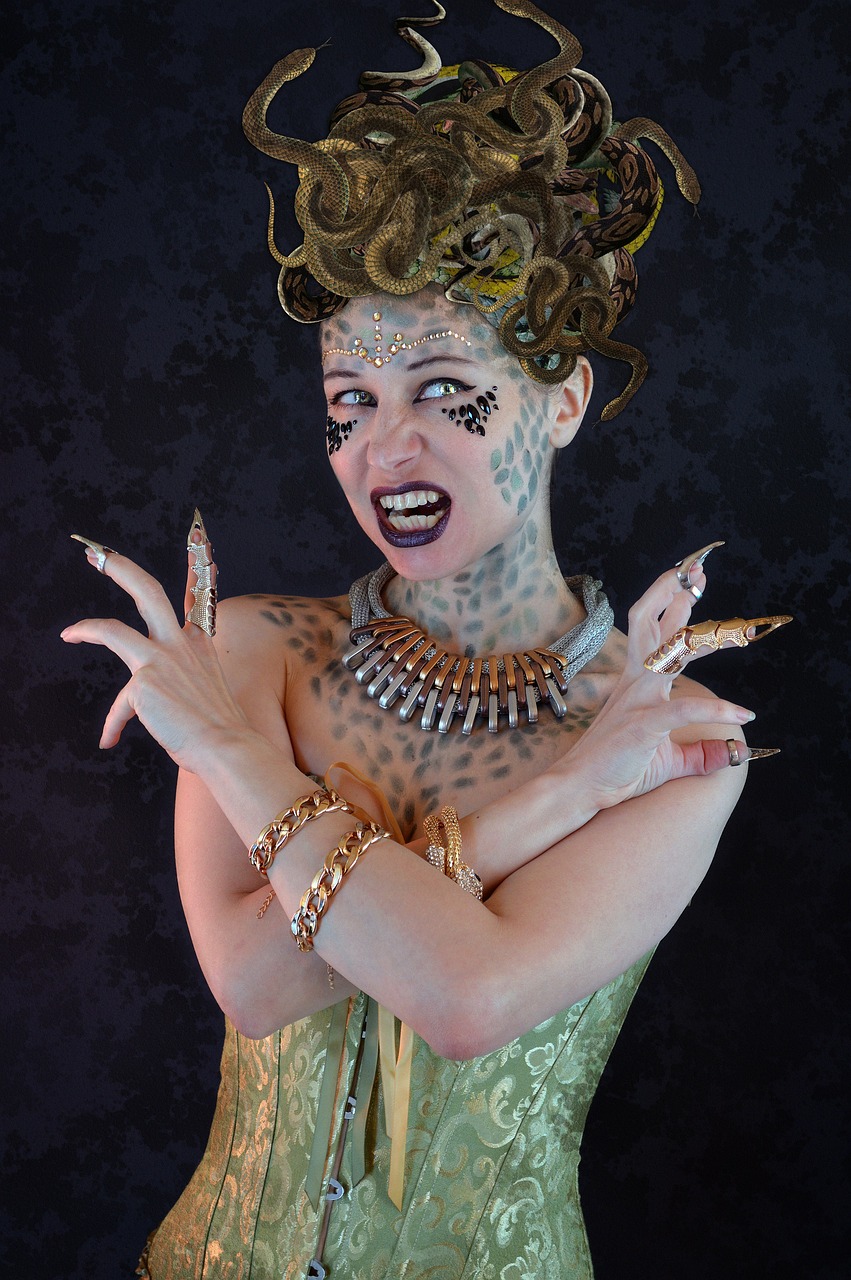 Stoned Beauty - Medusa Themed Photoshoot